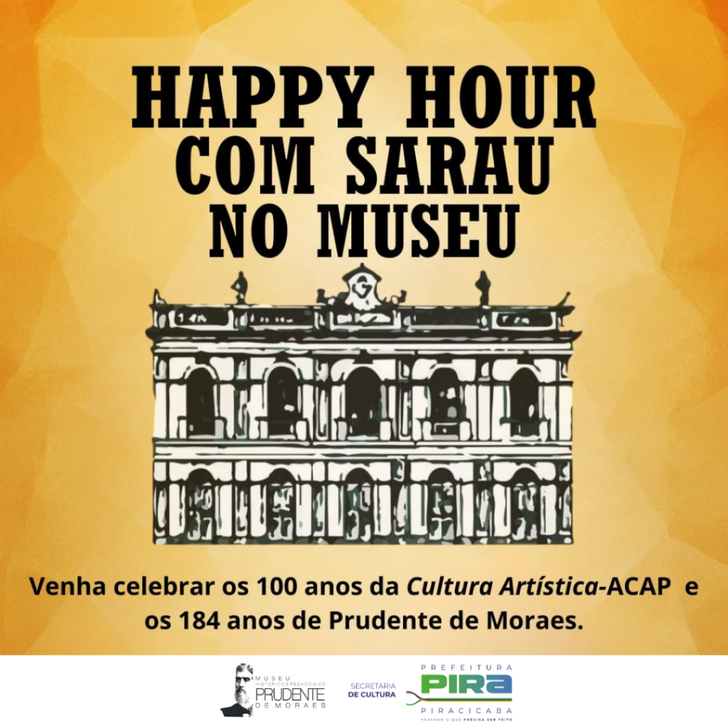 Happy Hour com Sarau no Museu