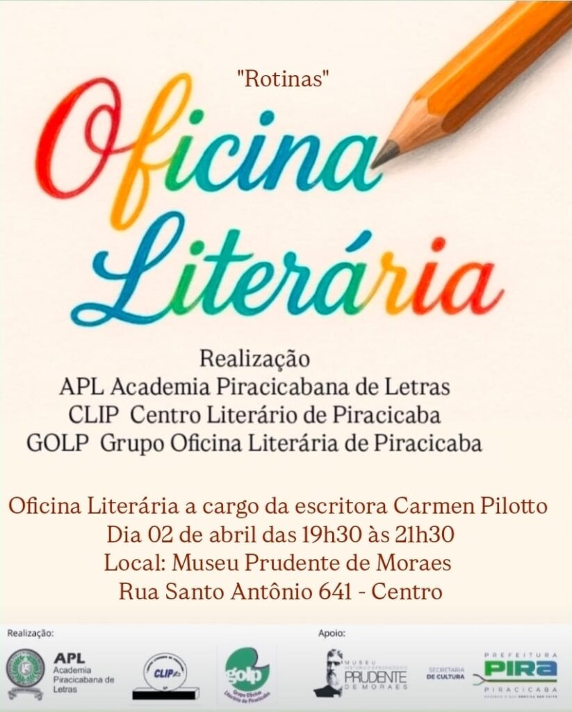 Oficina Literária “Rotinas”